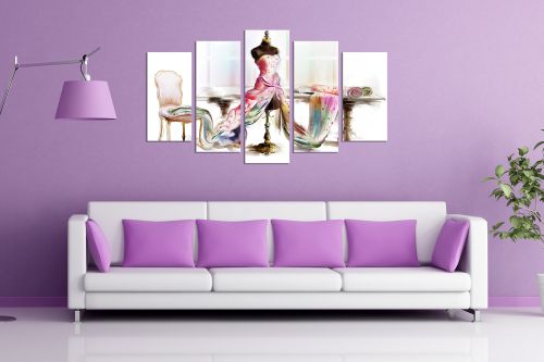  Art canvas decoration - Beautiful dress