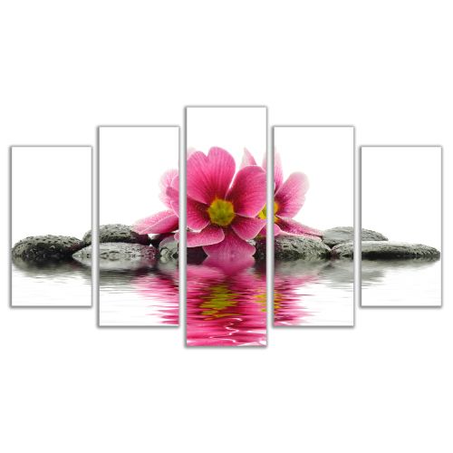 0557 Wall art decoration (set of 5 pieces) Zen composition