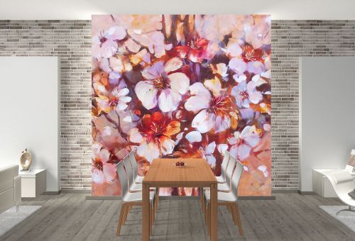 T0298 Wallpaper Almonds blossom