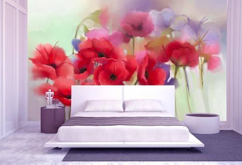 T0240 Wallpaper Poppies