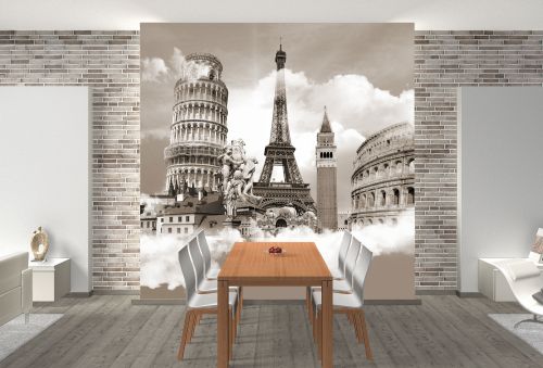 T0368 Wallpaper European symbols