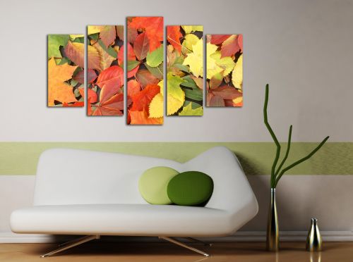 Canvas wall art decoration set of 5 parts