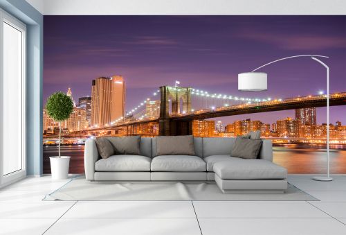 T9031 Wallpaper New York - Brooklyn Bridge