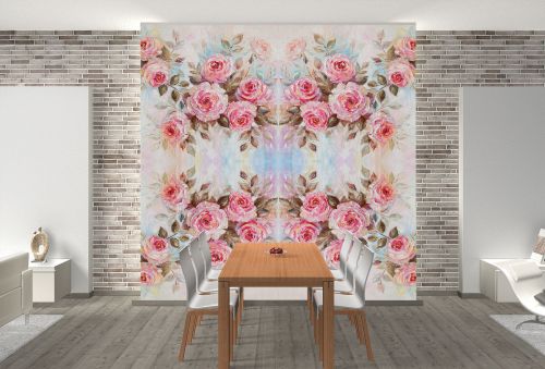 T9060 Wallpaper Vintage roses