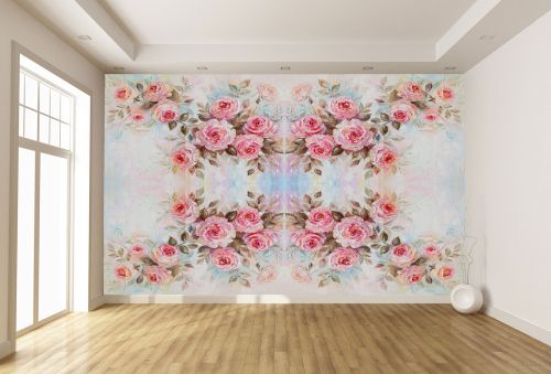 T9060 Wallpaper Vintage roses