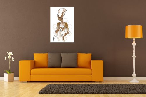 0779 Wall art decoration African woman