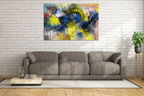 0780 Wall art decoration Colorful abstraction