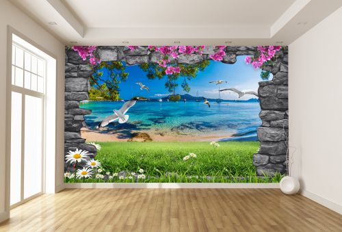 T9087 Wallpaper Fabulous sea view