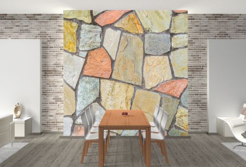 T9133 Wallpapper Colored stones