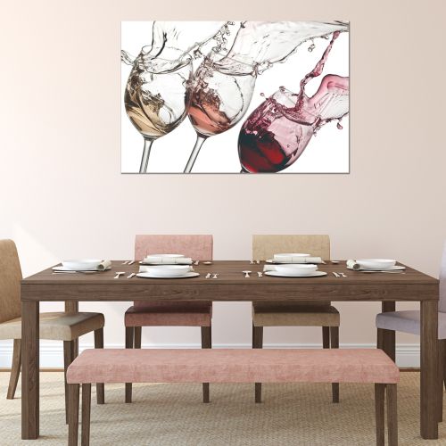 0802 Wall art decoration Glasses of wine