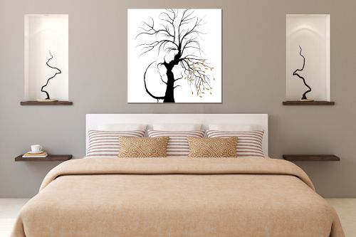 0838 Wall art decoration Love tree