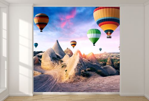 T9142 Wallpaper Cappadocia - balloons