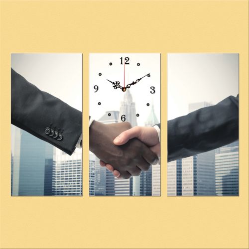 C0207 _3 Clock with print 3 pieces Business