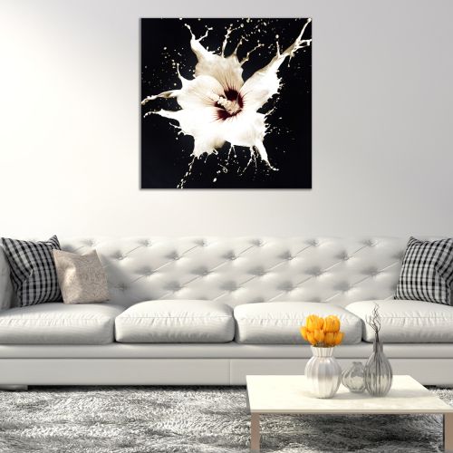 0846_1 Wall art decoration Abstract flower