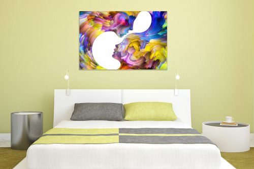 0849 Wall art decoration Abstraction - Love