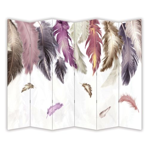 P9055 Decorative Screen Room divider Feathers (3,4,5 or 6 panels)