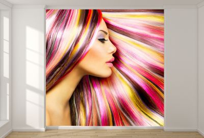 T0150 Wallpaper Color hair