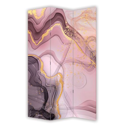 P0790 Decorative Screen Room divider Abstraction -pastel pink  (3,4,5 or 6 panels)