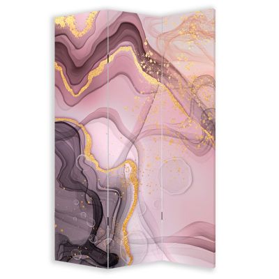 P0790 Decorative Screen Room divider Abstraction -pastel pink  (3,4,5 or 6 panels)