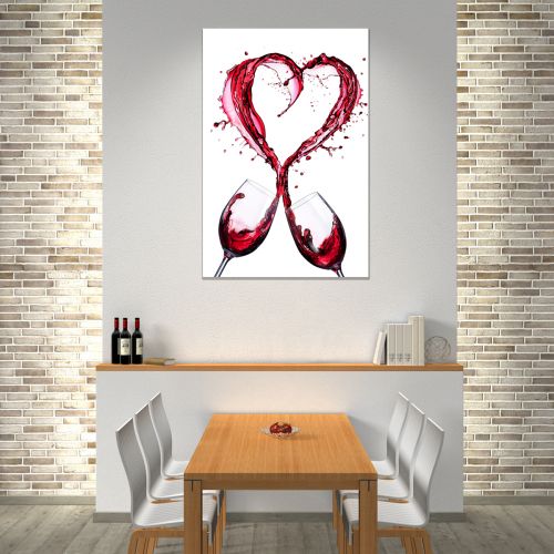 0865 Wall art decoration Heart of wine