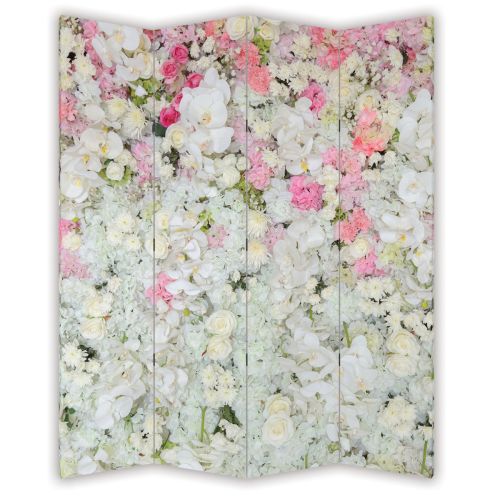 P9064 Decorative Screen Room divider Wall of flowers (3,4,5 or 6 panels)