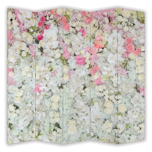 P9064 Decorative Screen Room divider Wall of flowers (3,4,5 or 6 panels)