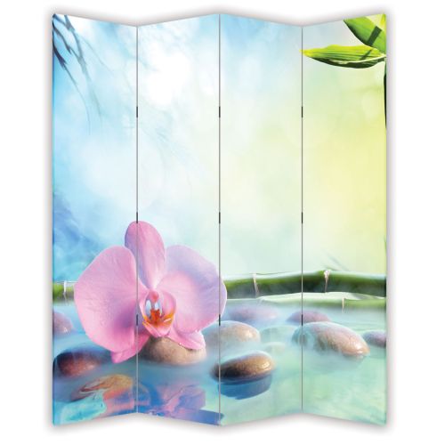 P0863 Decorative Screen Room divider Zen composition (3,4,5 or 6 panels)