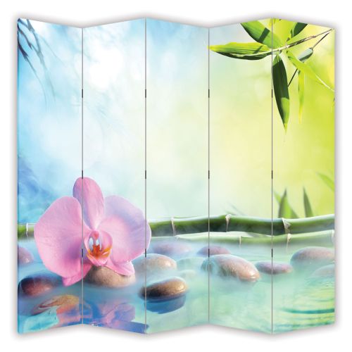 P0863 Decorative Screen Room divider Zen composition (3,4,5 or 6 panels)