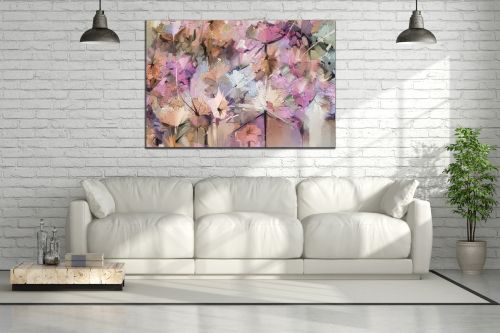0876 Wall art decoration Abstract flowers