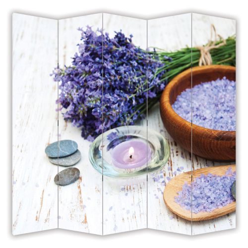 P0619 Decorative Screen Room divider Lavender aroma (3,4,5 or 6 panels)