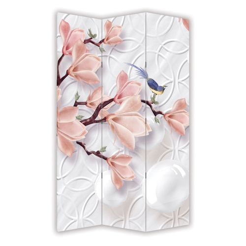 P9189 Decorative Screen Room divider Flowers and birds (3, 4, 5 or 6 panels)