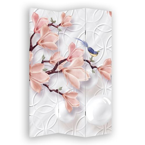 P9189 Decorative Screen Room divider Flowers and birds (3, 4, 5 or 6 panels)