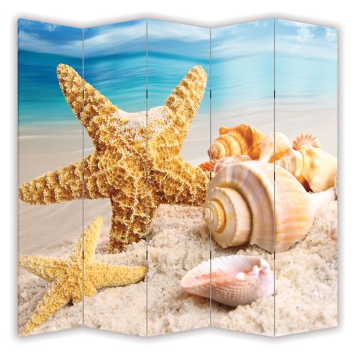 P0043 Decorative Screen Room divider Sea creatures (3,4,5 or 6 panels)