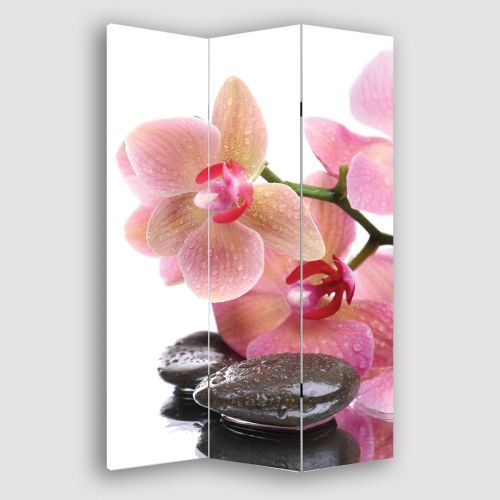 P0063 Decorative Screen Room divider Pink orchid (3,4,5 or 6 panels)