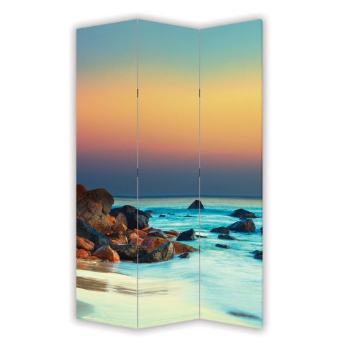 P0304 Decorative Screen Room divider Sunset over the sea (3,4,5 or 6 panels)