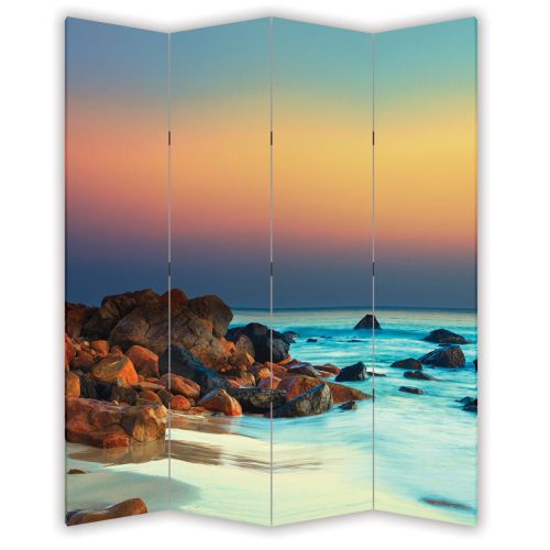 P0304 Decorative Screen Room divider Sunset over the sea (3,4,5 or 6 panels)