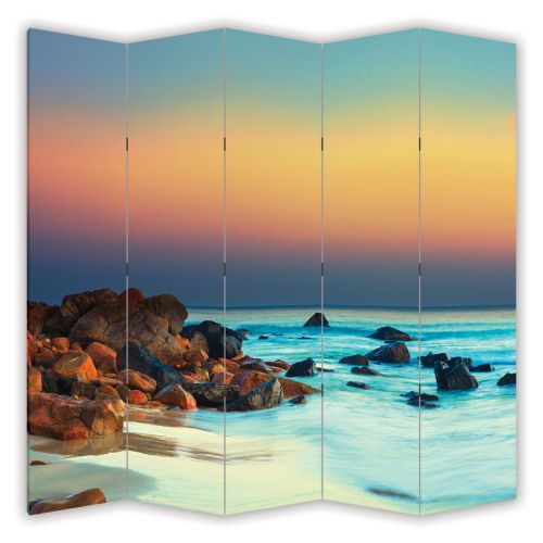 P0304 Decorative Screen Room divider Sunset over the sea (3,4,5 or 6 panels)