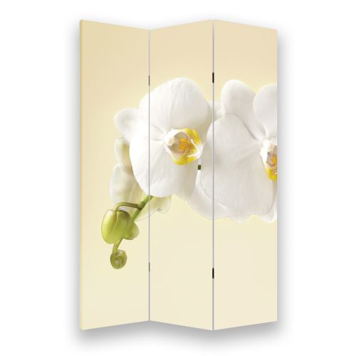 P0347 Декоративен параван Нежна бяла орхидея (3, 4 , 5 или 6 части)