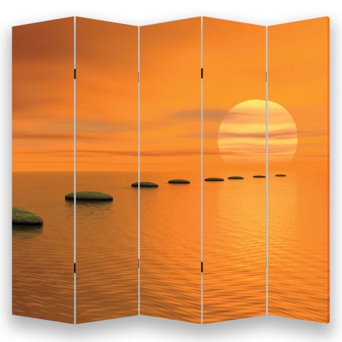 P0348 Decorative Screen Room divider Sunset (3,4,5 or 6 panels)