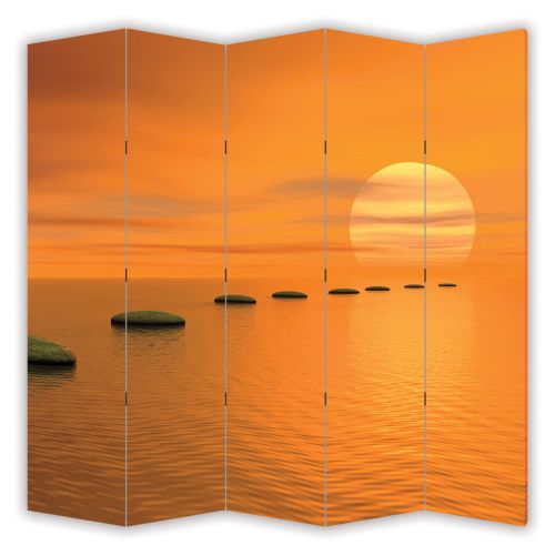 P0348 Decorative Screen Room divider Sunset (3,4,5 or 6 panels)