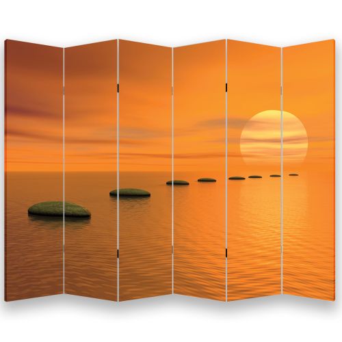 P0348 Decorative Screen Room divider Sunset (3,4,5 or 6 panels)
