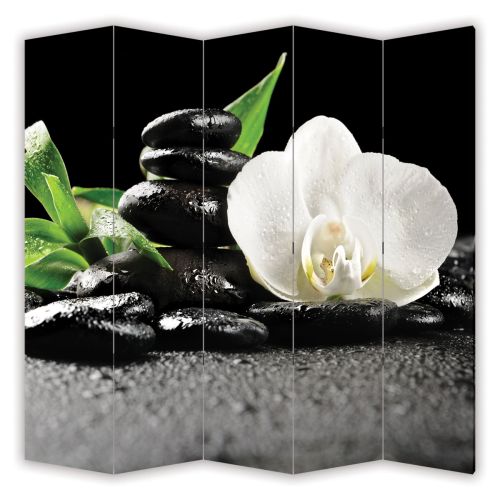 P0355 Decorative Screen Room divider White orchid (3,4,5 or 6 panels)