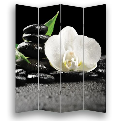 P0355 Decorative Screen Room divider White orchid (3,4,5 or 6 panels)