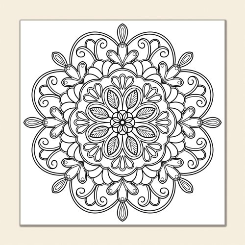 MC0005 MANDALA drawing set