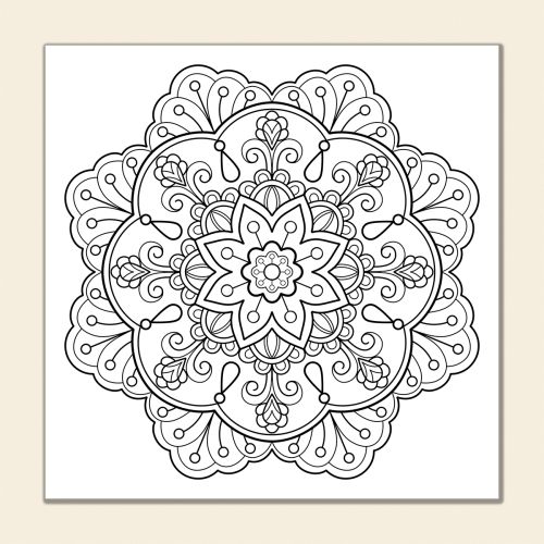 MC0006 MANDALA drawing set