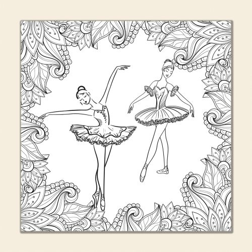 MC0018 Ballerinas drawing set 