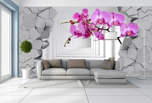 T907 Wallpaper Orchids