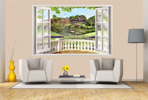 T9208 Wallpaper Window with a fabulous view