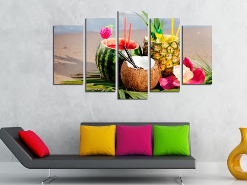 Colorful wall decoration