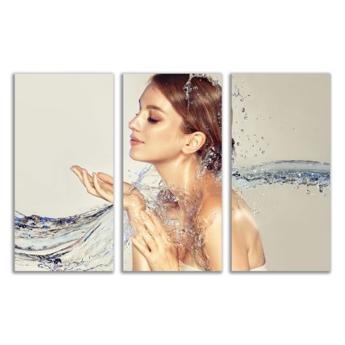 0904 Wall art decoration (set of 3 pieces) Hydration therapy